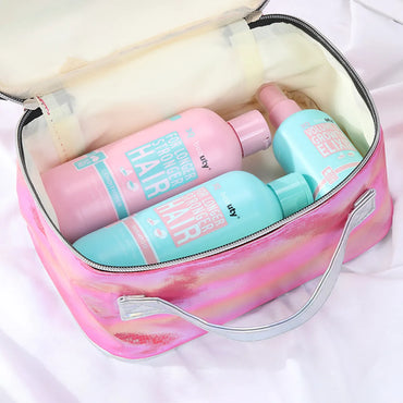 Cute Cartoon Pvc Flannel Square Makeup Bags