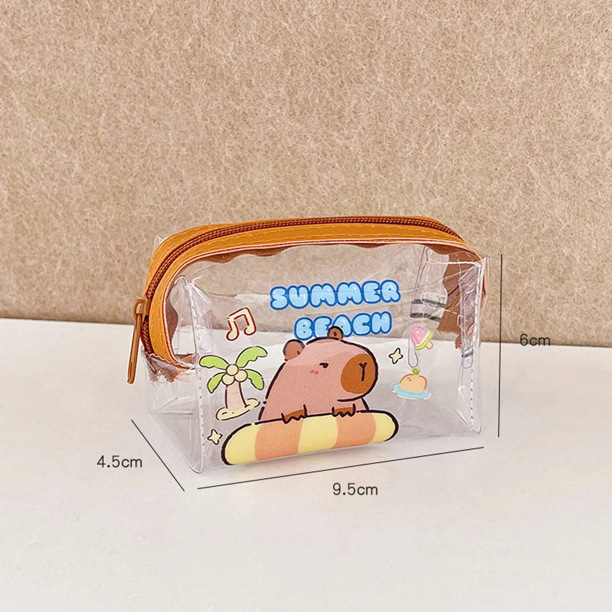 Cute Cartoon PVC Square Makeup Bags