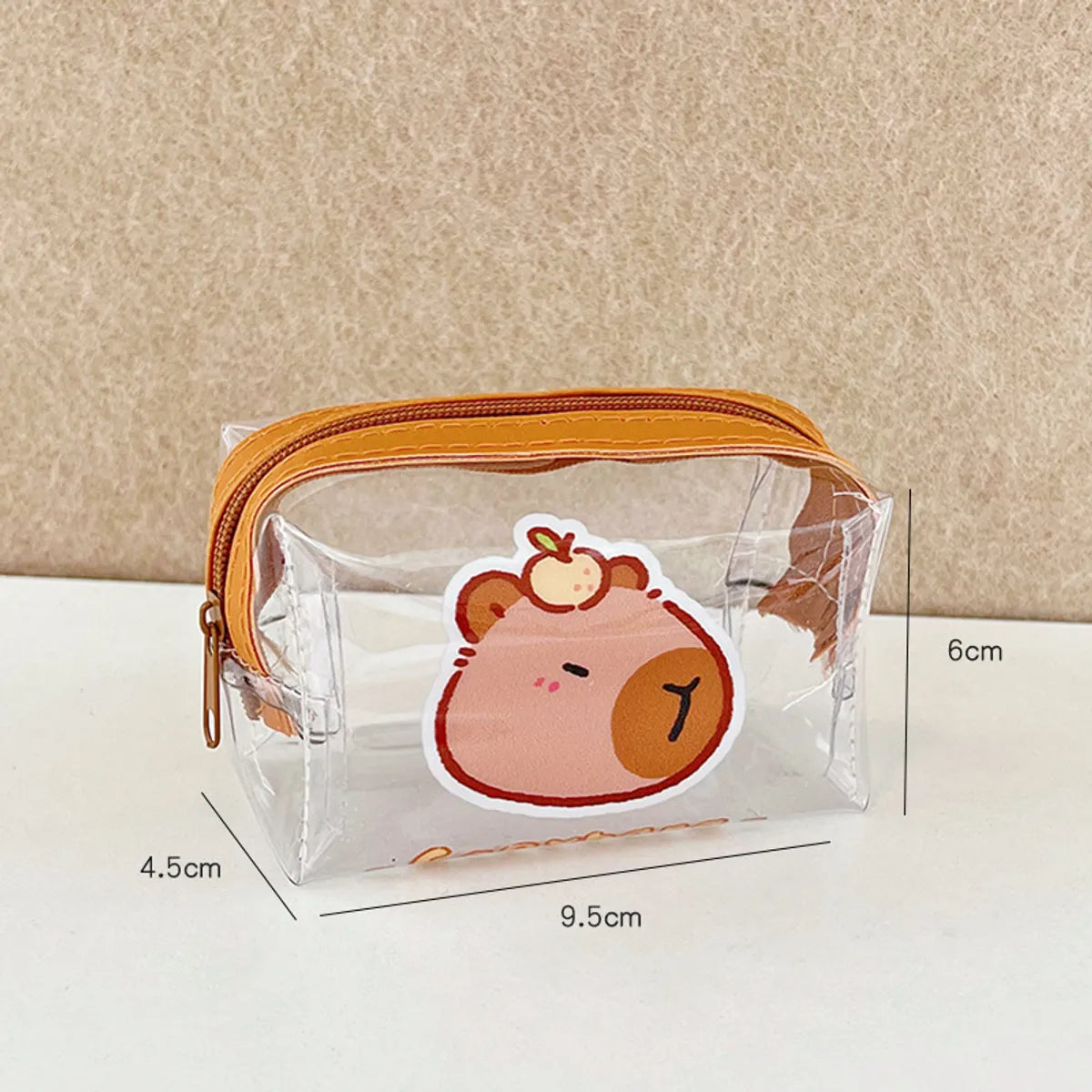 Cute Cartoon PVC Square Makeup Bags