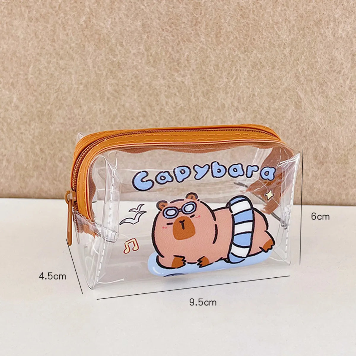 Cute Cartoon PVC Square Makeup Bags