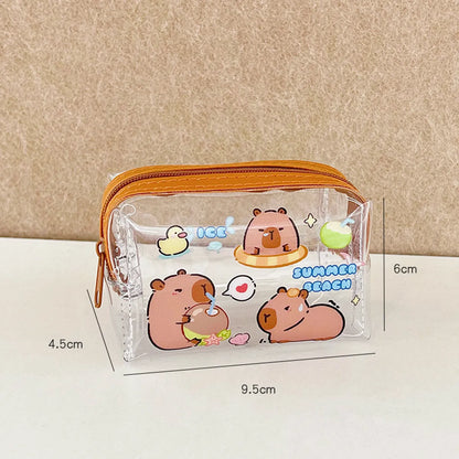 Cute Cartoon PVC Square Makeup Bags