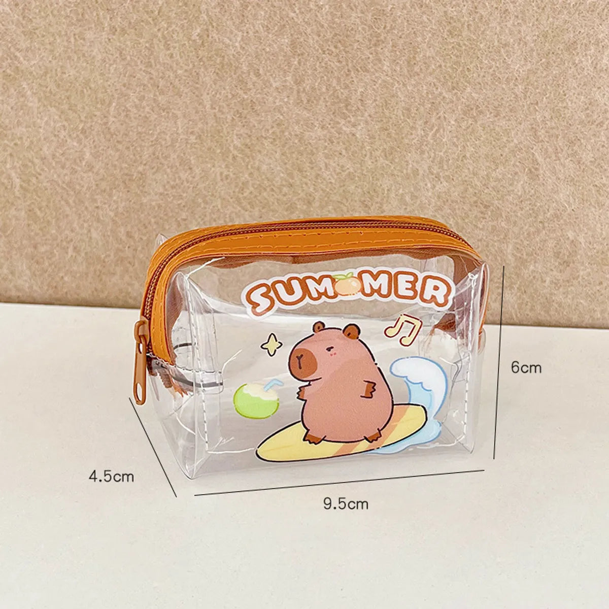 Cute Cartoon PVC Square Makeup Bags