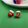 Cute Cartoon Resin Women'S Ear Studs 1 Pair