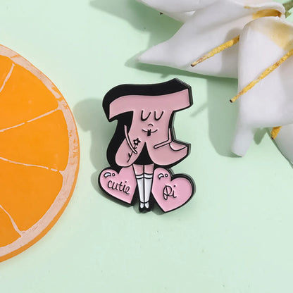 Cute Cartoon Symbol Alloy Plating Unisex Brooches