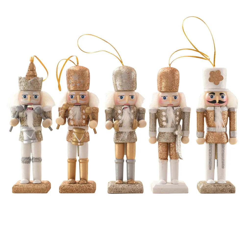 Cute Cartoon Wooden Home Furnishings Decorations Christmas Tree Pendant