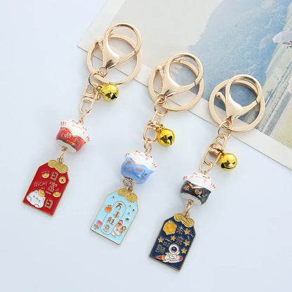 Cute Cat Alloy Plating Unisex Bag Pendant Keychain