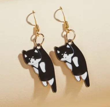 Cute Cat Alloy Women'S Drop Earrings 1 Pair