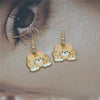 Cute Cat Alloy Women'S Drop Earrings 1 Pair