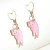 Cute Cat Alloy Women'S Drop Earrings 1 Pair