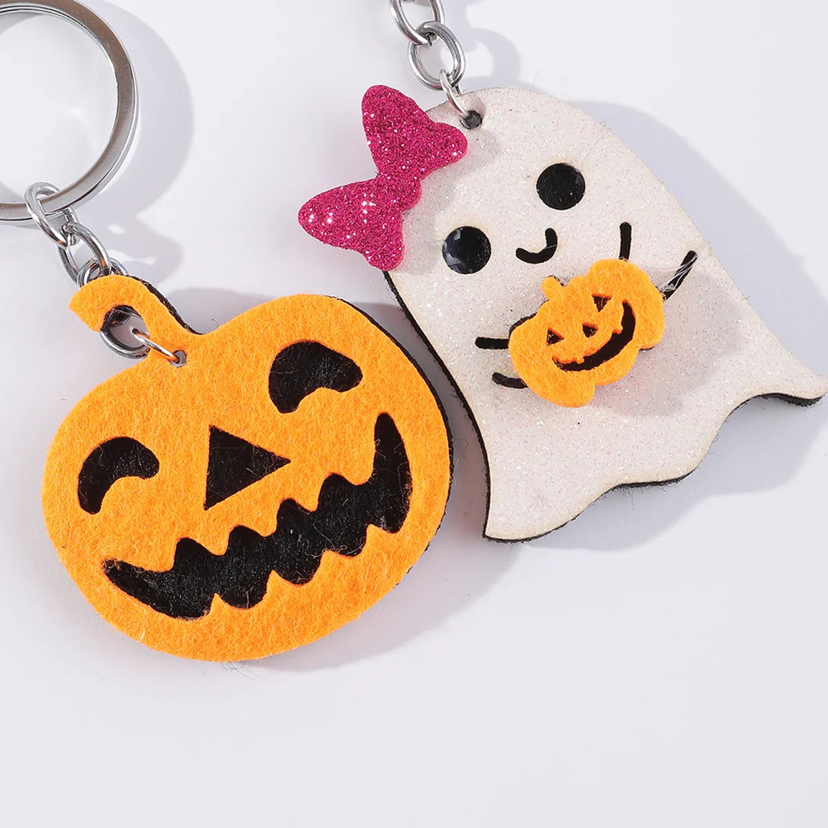 Cute Cat Bat Ghost Pumpkin Keychain Wholesale Nihaojewelry