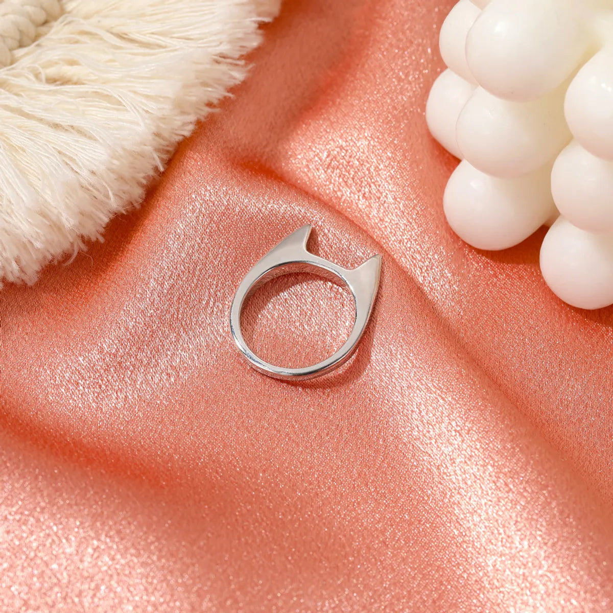 Cute Cat Ear Opening Ring