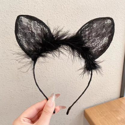 Cute Cat Ears Cloth Hair Band