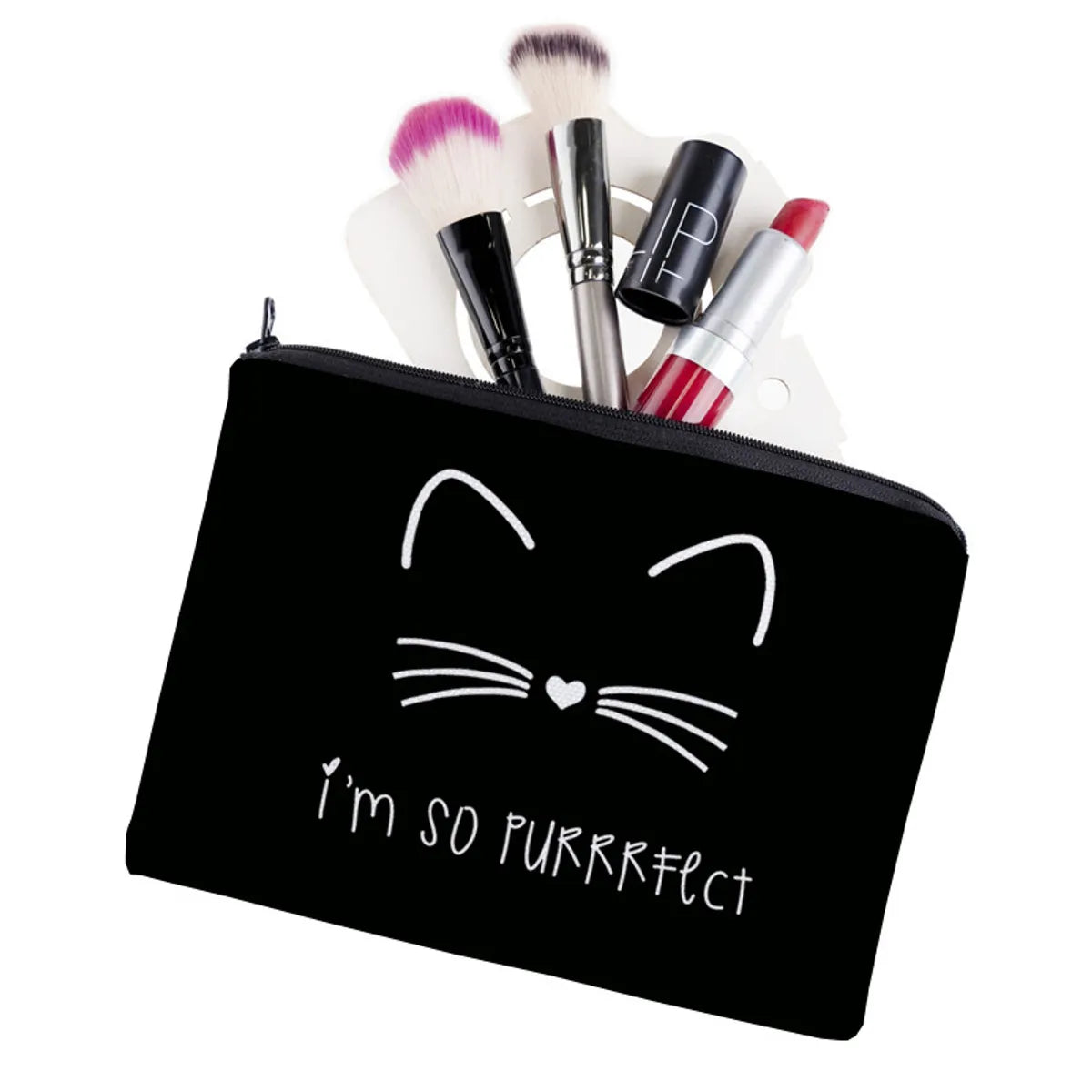 Cute Cat Oxford Cloth Square Makeup Bags