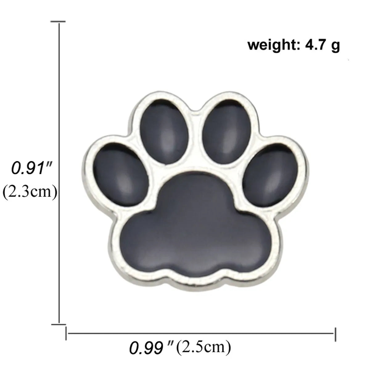 Cute Cat Paw Brooch Small Footprint Badge Drip Oil Collar Pin