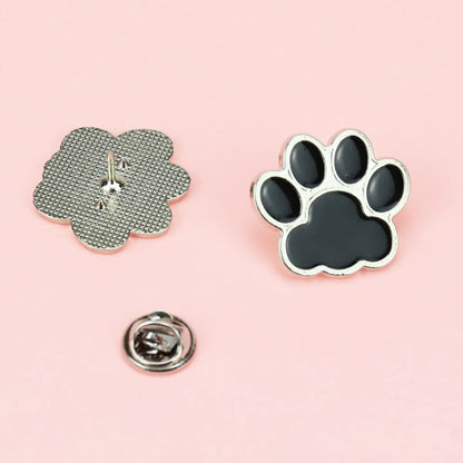 Cute Cat Paw Brooch Small Footprint Badge Drip Oil Collar Pin