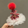 Cute Christmas Hat Alloy Hair Clip