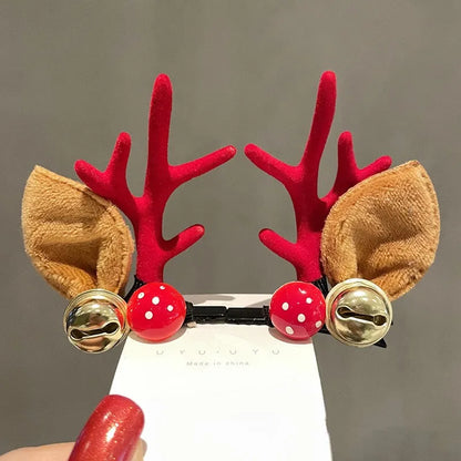 Cute Christmas Hat Alloy Hair Clip