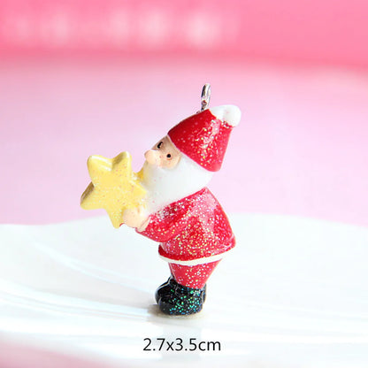 1 Piece Resin Christmas Tree Santa Claus Christmas Socks