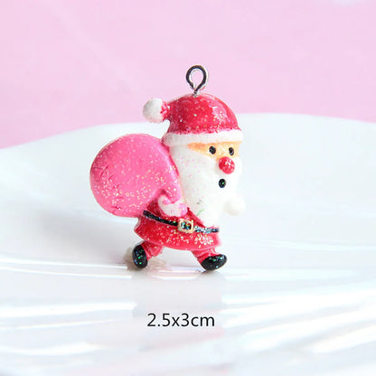 1 Piece Resin Christmas Tree Santa Claus Christmas Socks