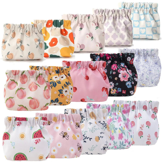 Cute Classic Style Fruit Oxford Cloth Square Makeup Bags