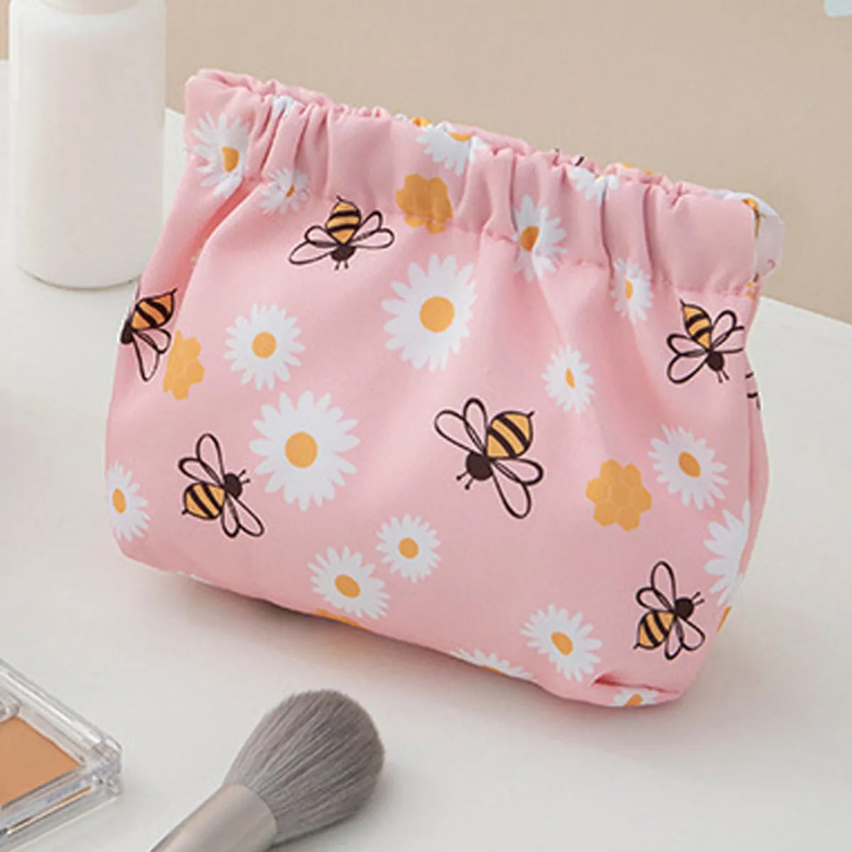 Cute Classic Style Fruit Oxford Cloth Square Makeup Bags