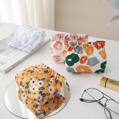 Cute Classic Style Fruit Oxford Cloth Square Makeup Bags