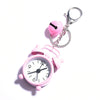 Cute Clock Alloy Unisex Bag Pendant Keychain