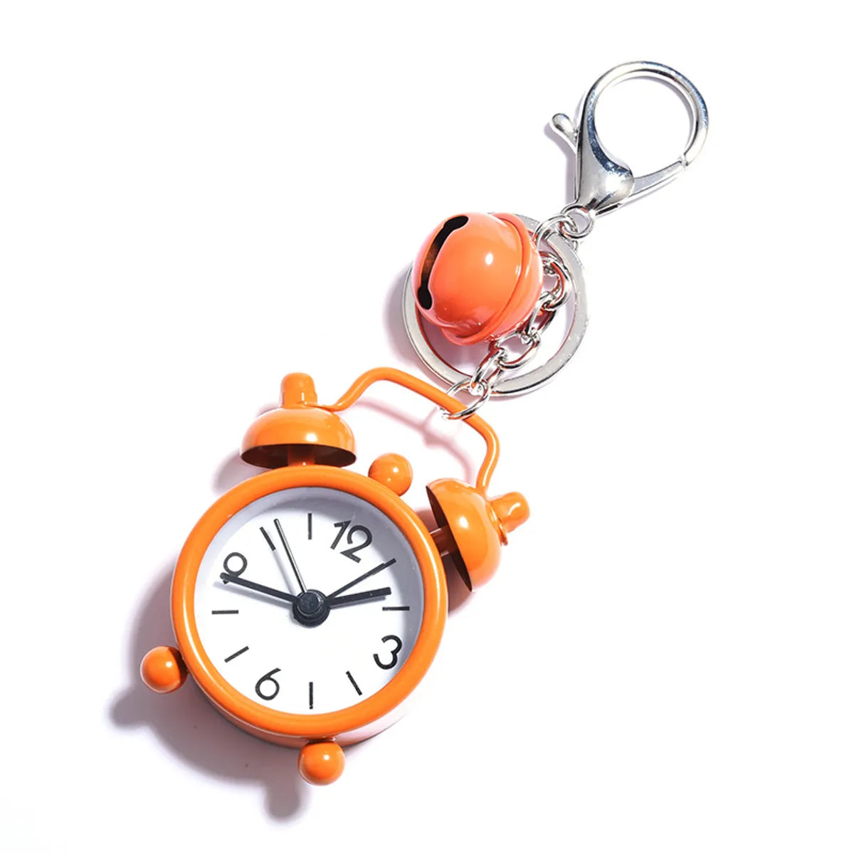 Cute Clock Alloy Unisex Bag Pendant Keychain