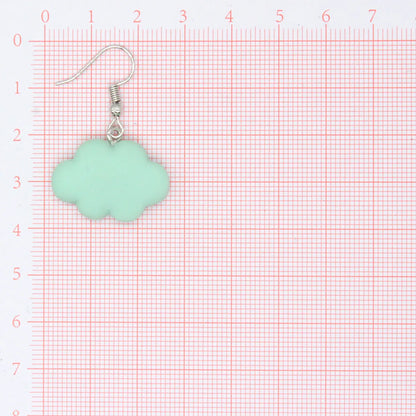 Cute Clouds Alloy Resin Women's Drop Earrings 1 Pair