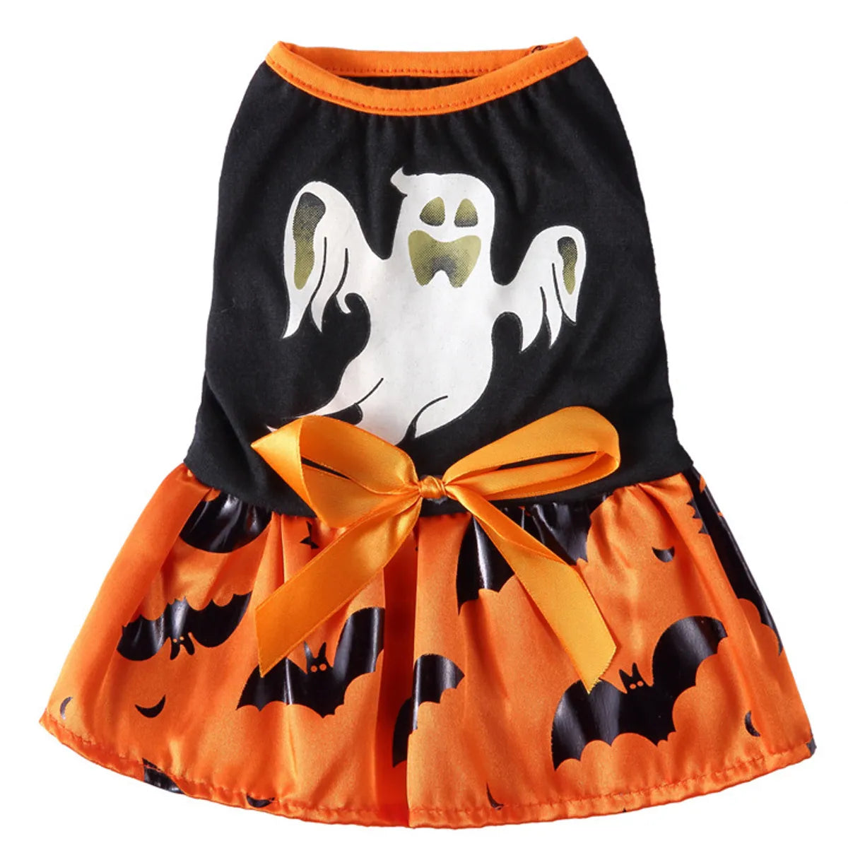 Cute Coral Fleece Halloween Christmas Pumpkin Ghost Skull Pet Clothing