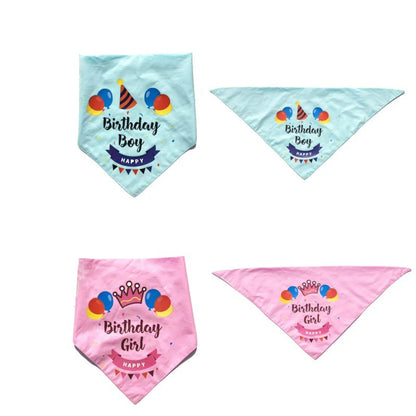 Cute Cotton Letter Pet Scarf