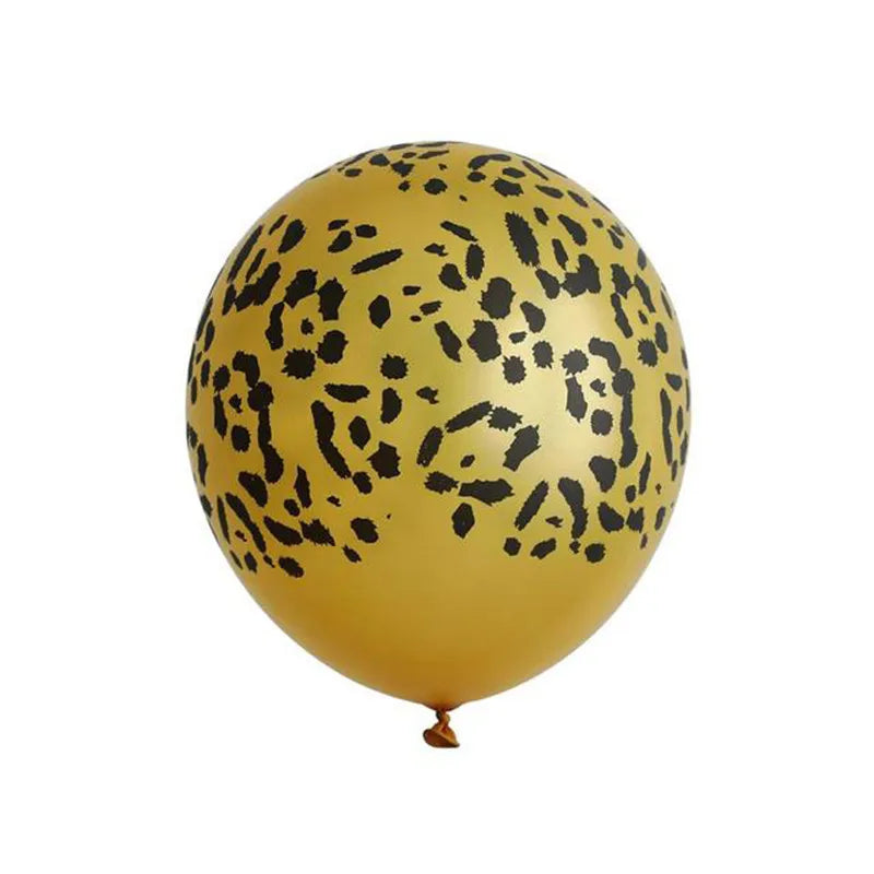 Cute Cow Pattern Cheetah Print Emulsion Birthday Balloons