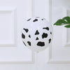 Cute Cow Pattern Cheetah Print Emulsion Birthday Balloons