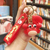 Cute Crab Lobster Pvc Metal Women'S Bag Pendant Keychain