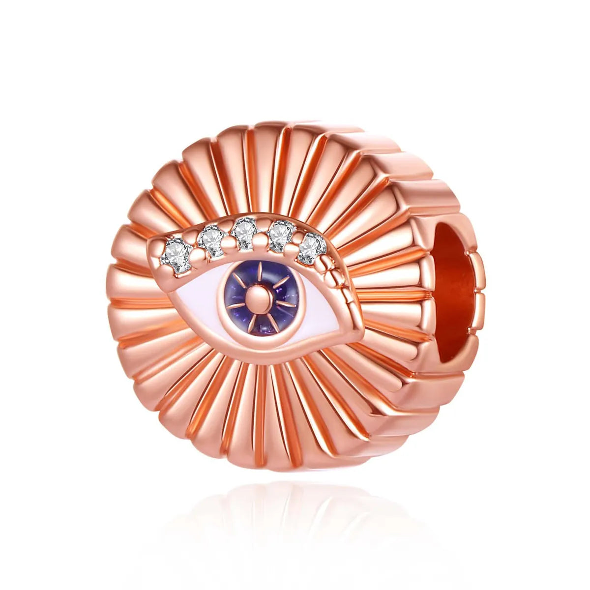 Cute Devil'S Eye Copper Plating Silver Plated Jewelry Accessories