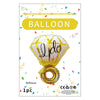 Cute Diamond Ring Aluminum Film Wedding Party Balloons