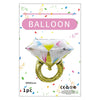 Cute Diamond Ring Aluminum Film Wedding Party Balloons