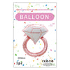 Cute Diamond Ring Aluminum Film Wedding Party Balloons