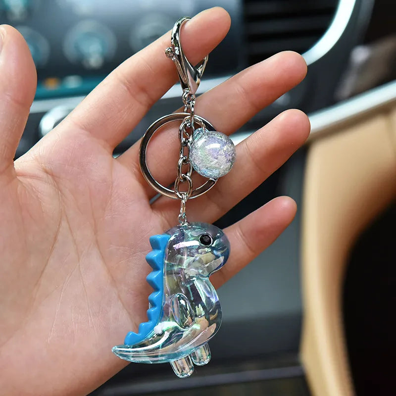 Cute Dinosaur Arylic Women'S Bag Pendant Keychain