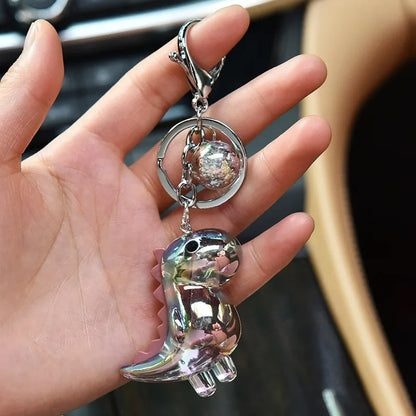 Cute Dinosaur Arylic Women'S Bag Pendant Keychain