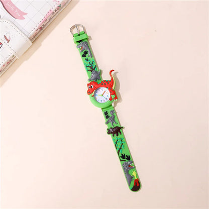 Cute Dinosaur Buckle Quartz Kids Watches