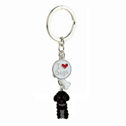 Cute Dog Metal Unisex Bag Pendant Keychain