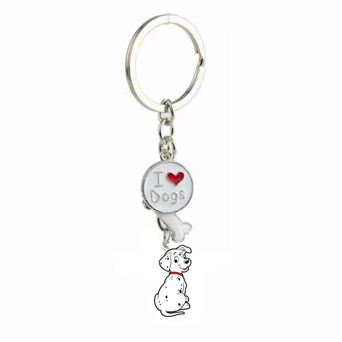 Cute Dog Metal Unisex Bag Pendant Keychain