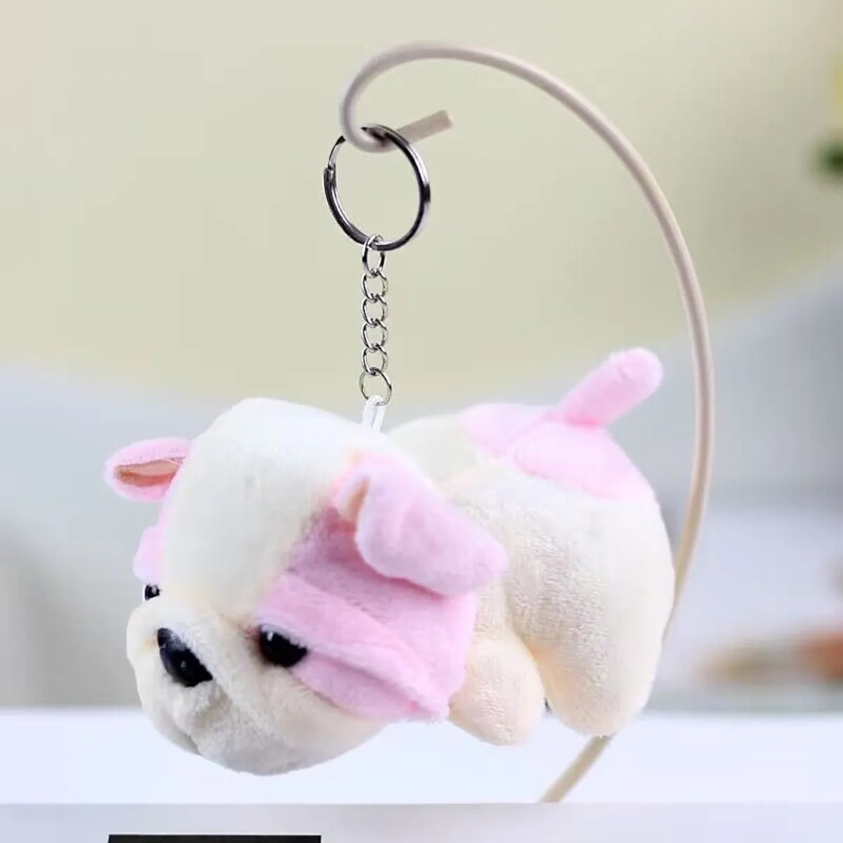 Cute Dog Pp Cotton Women'S Bag Pendant Keychain