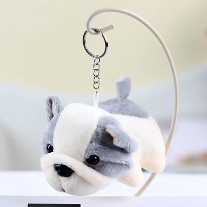 Cute Dog Pp Cotton Women'S Bag Pendant Keychain