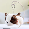 Cute Dog Pp Cotton Women'S Bag Pendant Keychain