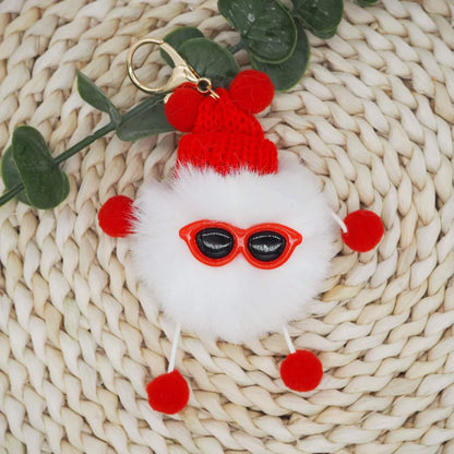 Cute Doll Imitate Rex Rabbit Fur Keychain 1 Piece