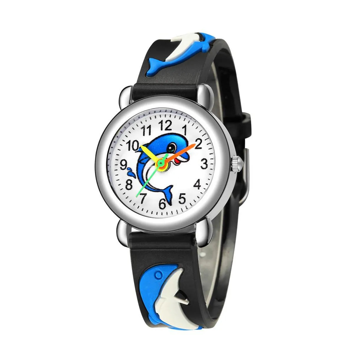 Cute Dolphin Pattern Quartz Watch Boys Girl Gift Watch Wholesale