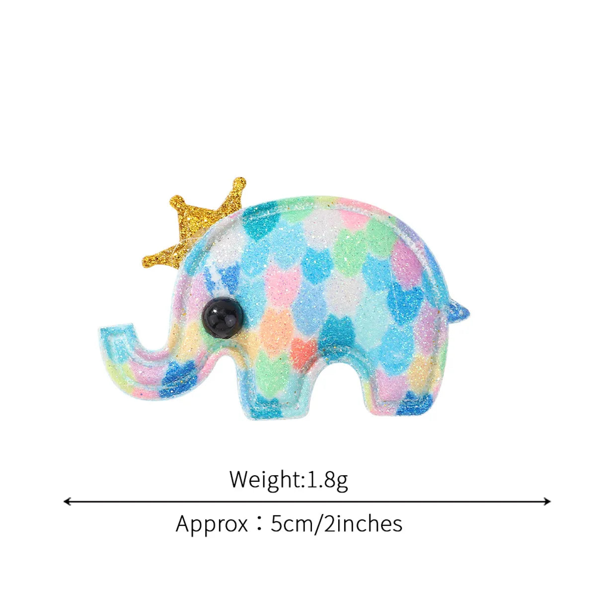 Cute Elephant Cloth Hair Clip