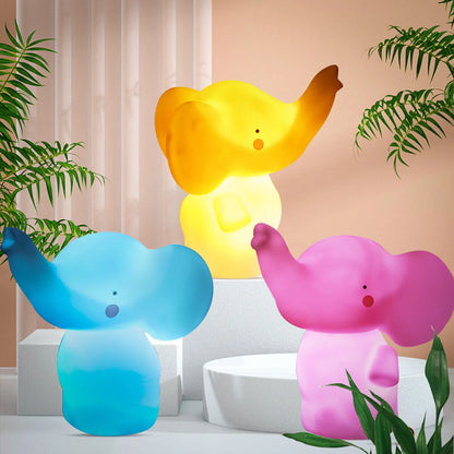 Cute Elephant Pvc Indoor Night Lights